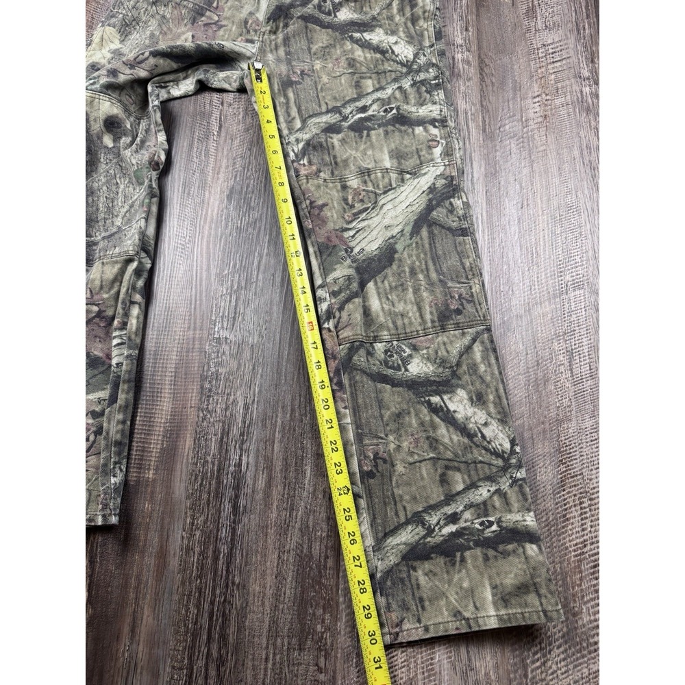 Mossy Oak Pants Mens 31x31 Double Knee Camo Denim Jeans Breakup Infinity Hunting - Picture 3 of 8